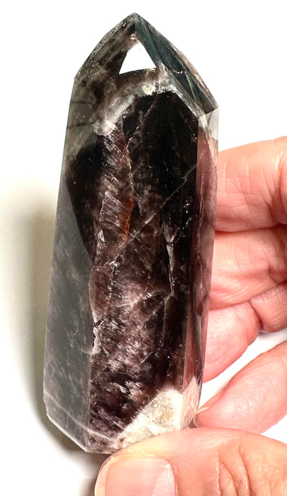 Brazilian Trapiche Amethyst Tower 33mm x 3 1/4"– NC7900