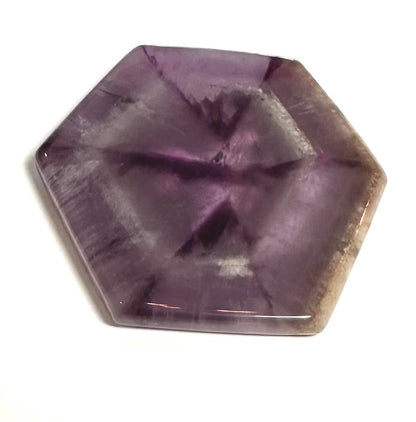Trapiche Amethyst Polished Slice – Brazilian Amazon Appx 47mm • NC7901
