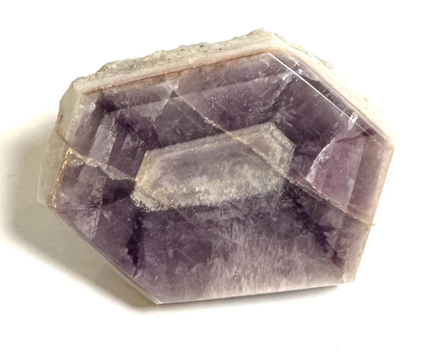 Natural Trapiche Amethyst from the Amazon 2 x 1/1/2" #NC7903