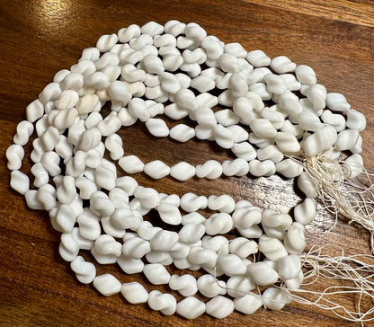 Vintage One of a Kind Miriam Haskell Chalk White Twisted Bead Master Hank - SP7841