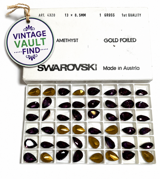 Vintage Swarovski Crystal Stones Article #4320 -  #VB817