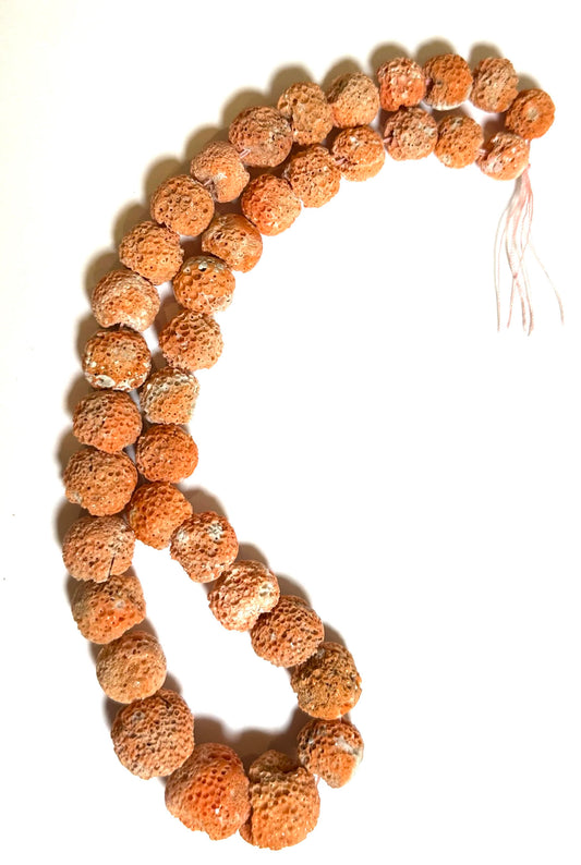 Vintage Italian Coral Graduated Bead Strand – One of a Kind Item #: SP7835