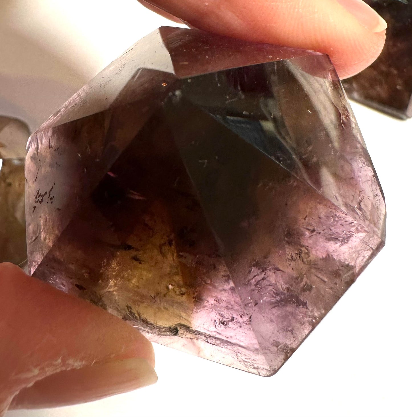 Wholesale Super 7 Mine Ametrine Parcel – 270g (9 Polished Pieces) - WHOLE 03