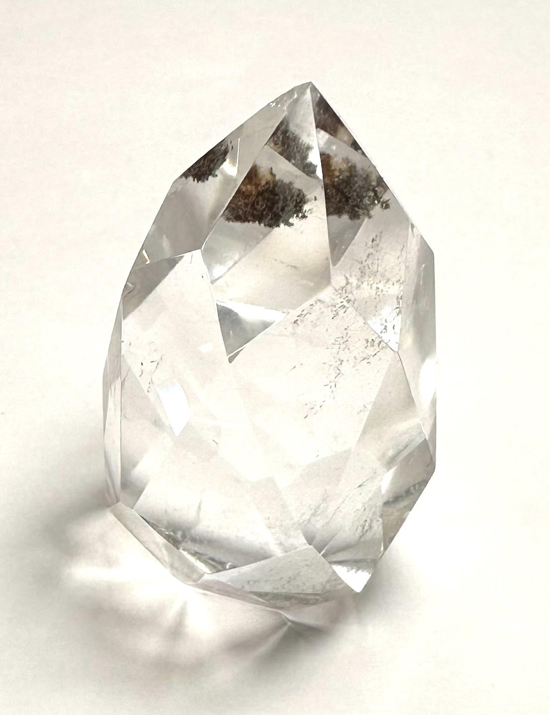 Faceted Crystal Teardrop Towers Deal – Brazilian Quartz Parcel – 824g (9 Pieces) - WHOLE 05