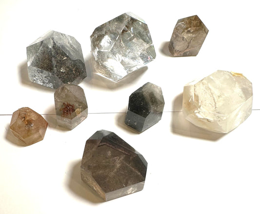 Wholesale Lodolite Quartz Parcel – 544g Natural Garden Quartz (8 Pieces) #Whole01