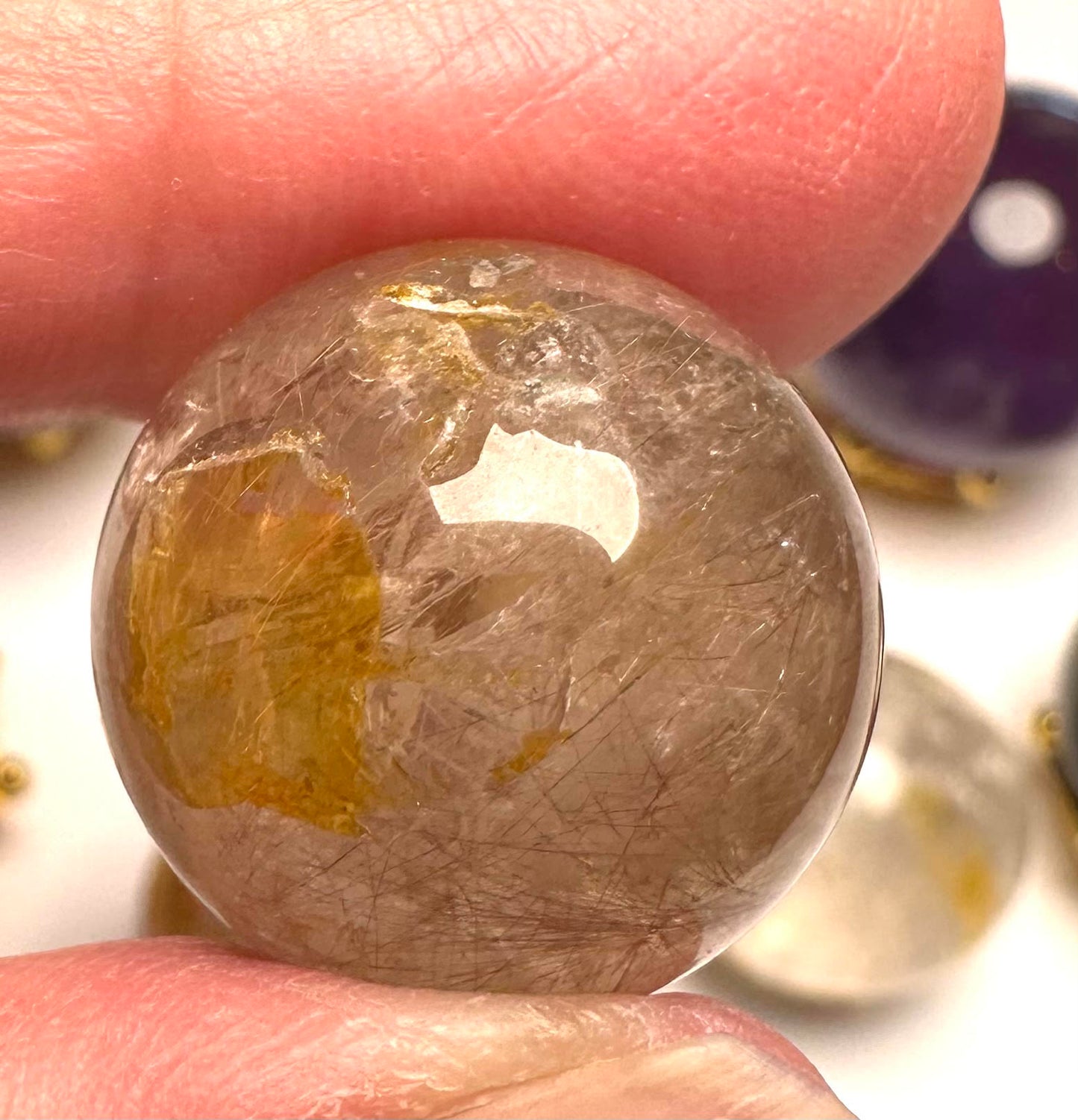 Wholesale Mini Sphere Lot – 10 Piece Collection – Rare Crystal Mix – WHOLE07