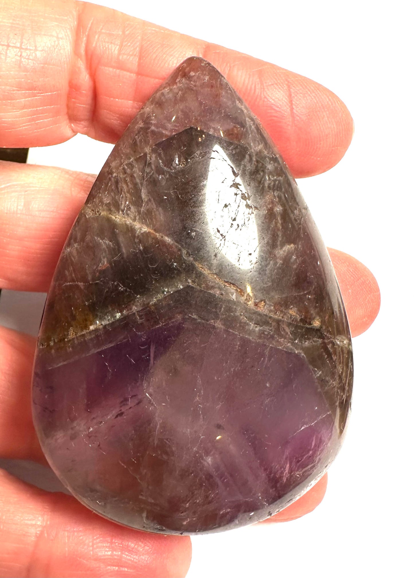 Genuine Brazilian Super 7 Teardrop Palm Stone NC7726
