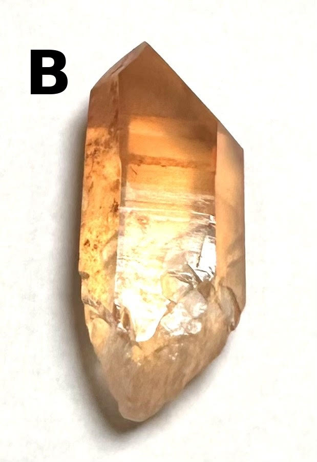 Brazilian Tangerine Quartz Points NC7727
