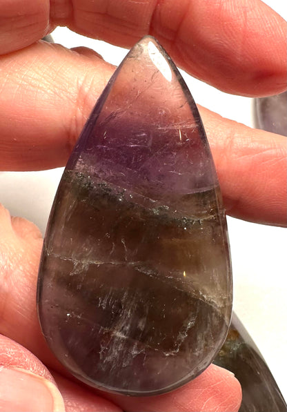 Genuine Brazilian Super 7 Teardrop Palm Stone NC7726