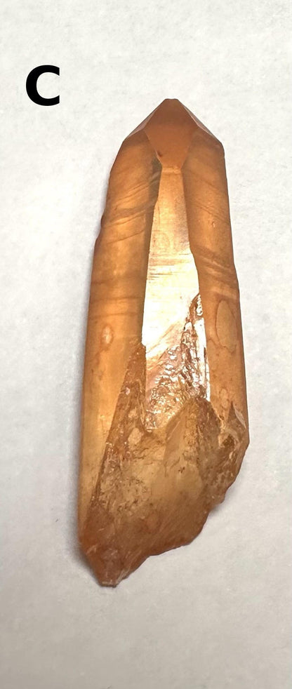Brazilian Tangerine Quartz Points NC7727