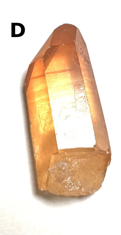 Brazilian Tangerine Quartz Points NC7727