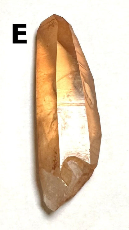 Brazilian Tangerine Quartz Points NC7727