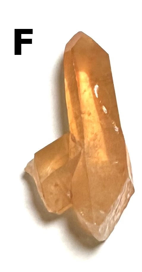 Brazilian Tangerine Quartz Points NC7727
