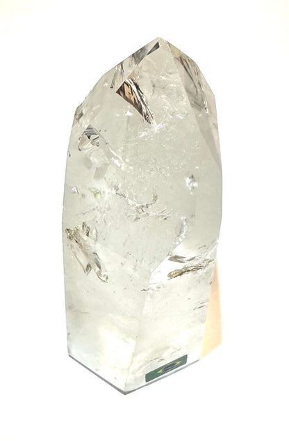 Lemurian Quartz Tower with Manifestation and Foil Flashes - 36x 84mm NC7344