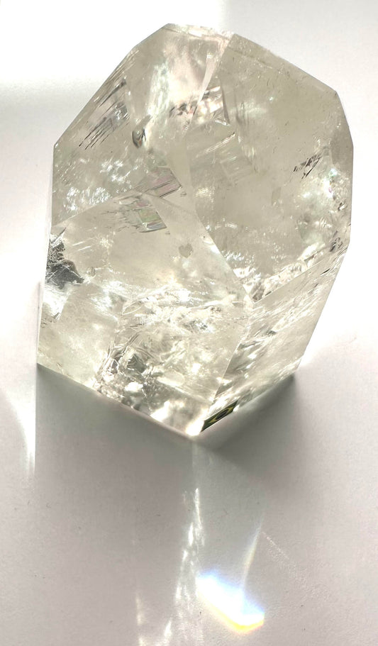 Lemurian Quartz Tower with Manifestation and Rainbows - 57x 80mm NC7342