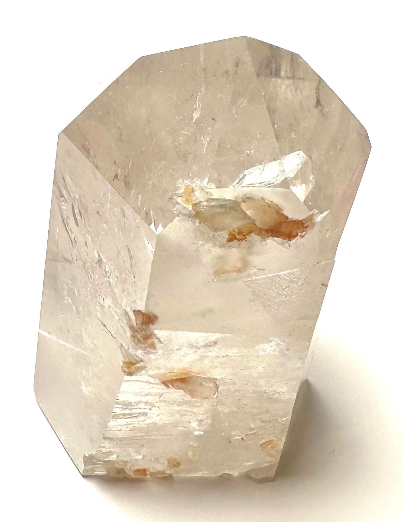 Lemurian Quartz Tower with Multiple Manifestations and Rainbow - 2.5 x 4" NC7347