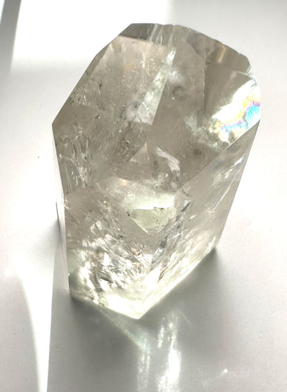 Lemurian Quartz Tower with Manifestation and Rainbows - 57x 80mm NC7342