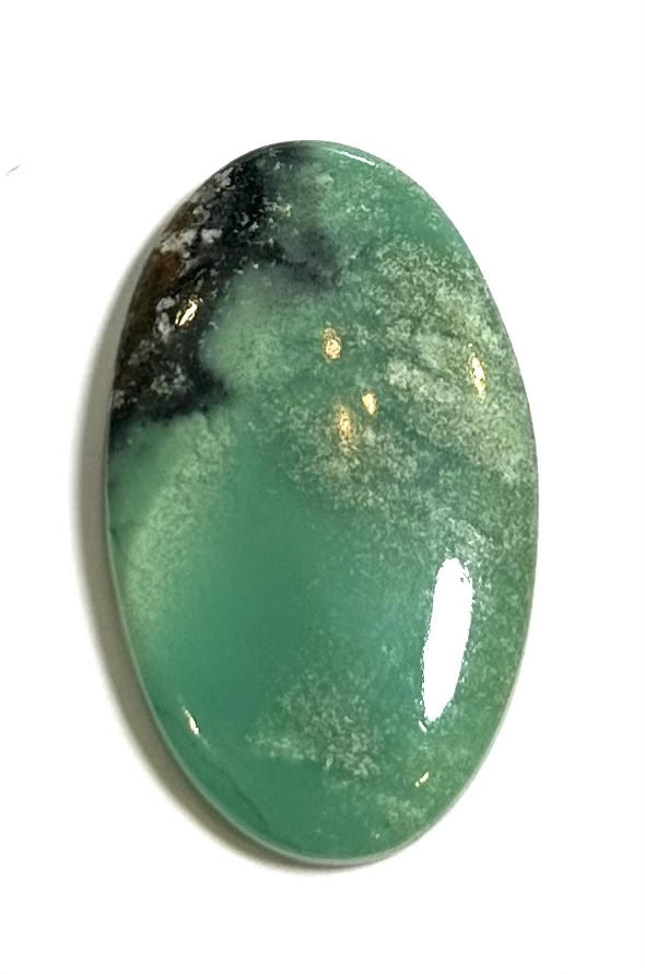 Natural Australian Chrysoprase Cabochon – 25x42mm – SP7891
