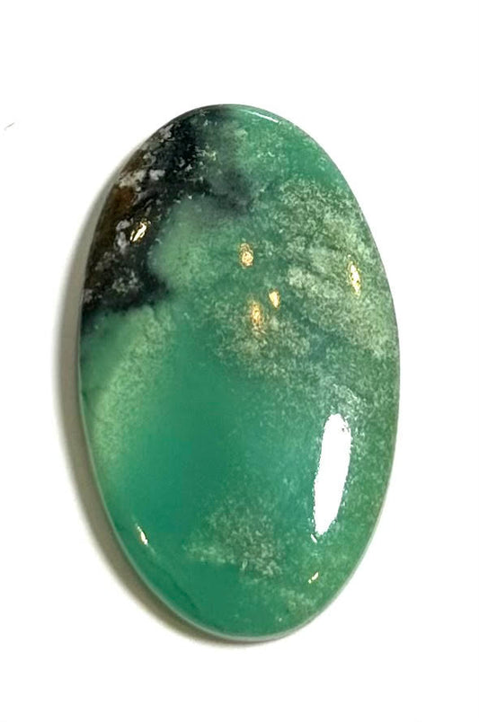 Natural Australian Chrysoprase Cabochon – 25x42mm – SP7891