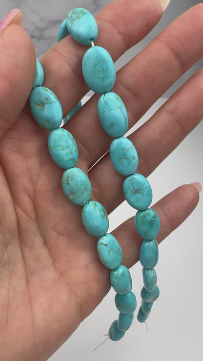 One of a Kind Rare Mexican Graduated Nugget Beads 12 x 18 - 8 x 12mm SP7647