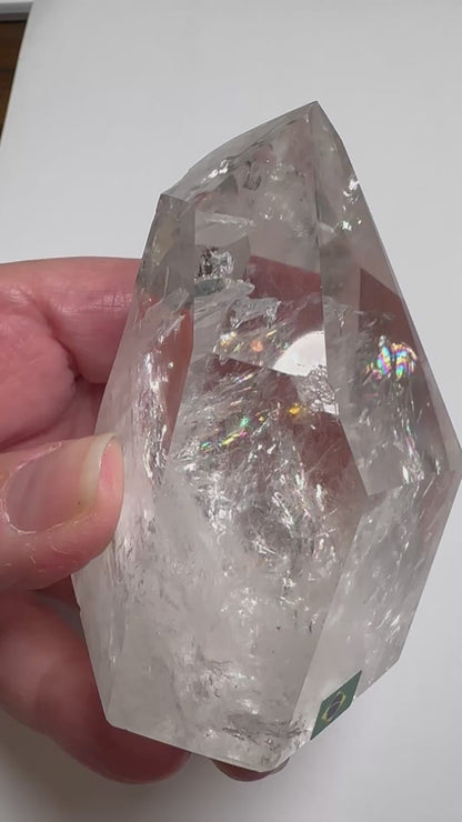 Lemurian Quartz Tower with Multiple Manifestations and Rainbows - 62 x 74mm NC7348