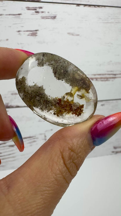 High Quality Lodolite Cabochon 27 x 39 x 10mm- CAB7654