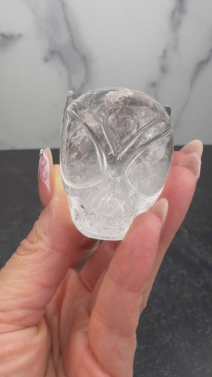Master Carved Himalayan Quartz Cosmic Angel #11:11 1 1/2" x 1 3/4" - NC7678