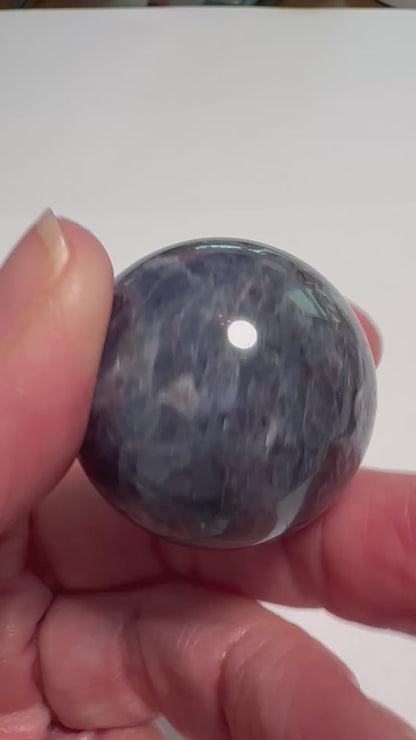 High Quality Iolite Sphere • 32mm - NC7820