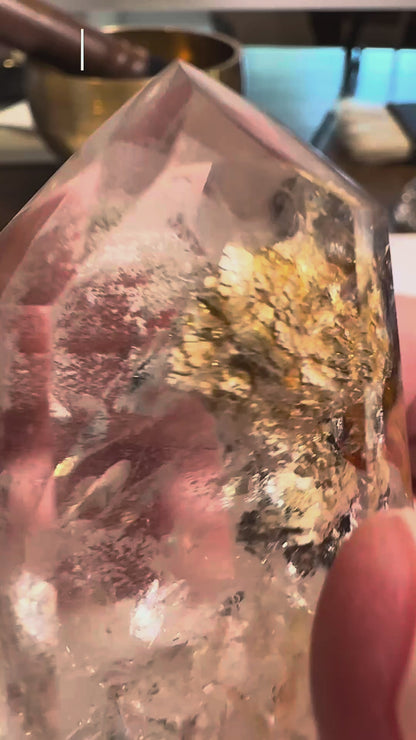 High-Grade Brazilian Quartz Crystal Tower 37 x 54 mm Tall – NC7888