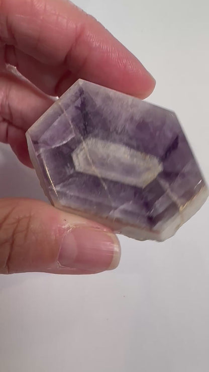 Natural Trapiche Amethyst from the Amazon 2 x 1/1/2" #NC7903