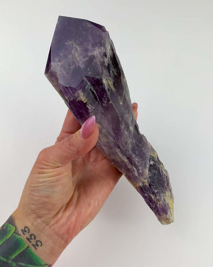 Bahia Amethyst Wand- 9.5"x 2.8"-NC7702