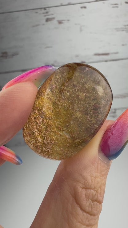 High Quality Lodolite Cabochon 23 x 33mm CAB7670