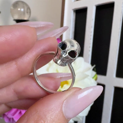 Skull Ring-15mm x 9mm-SP7658