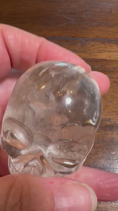Master-Carved Lemurian Quartz Crystal Skull #NC7894