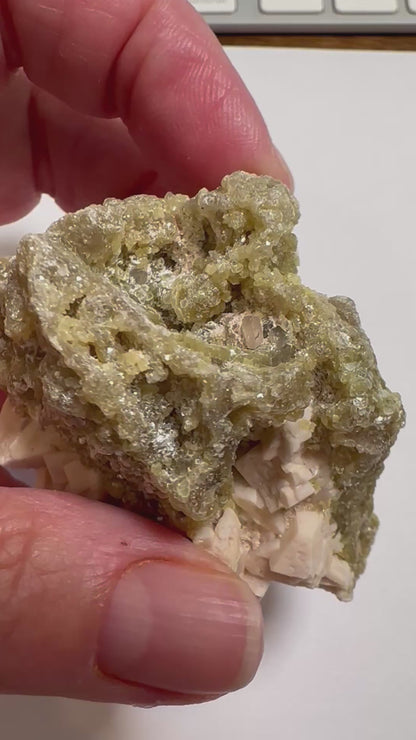 Golden Mica with Albite Feldspar 2 1/4" #NC7917