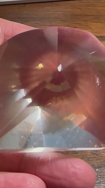 Faceted Lemurian Jewel from Brazil 2" x 1 1/2" #NC7958