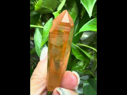 Lemurian Tangerine Quartz Terminated Point-2 1/4 x 3/4"-NC7404