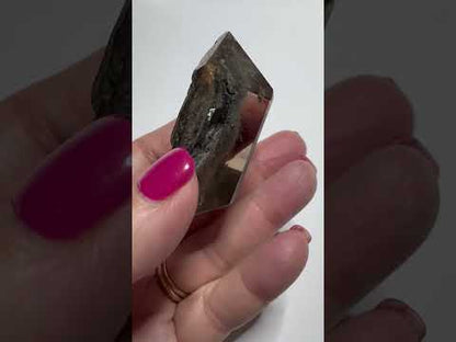 Smokey Lodolite Freeform Stone-2 1/2 x 2"
