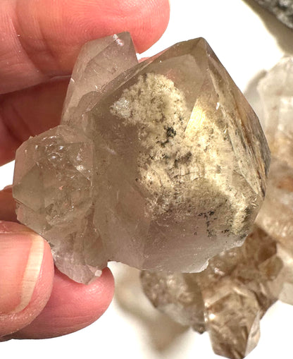 Raw Lodolite Quartz Parcel – 1.53 Kilos (6 Natural Pieces) #Whole02