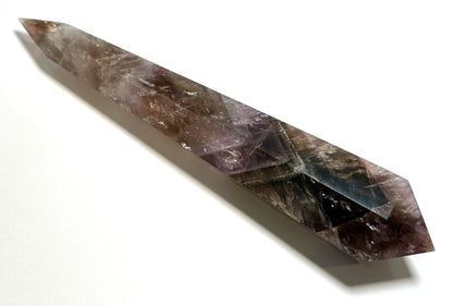 Super Seven Vogel Crystal Wand with Rainbows – 6 Sided Vogel Cut Quartz 8.25 x 1.5" NC7349