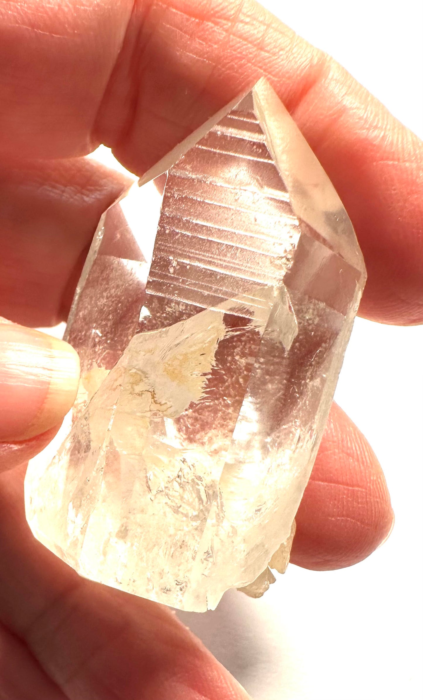 Lemurian Quartz Tower with Manifestation Crystal – 26 x 48 mm NC7738