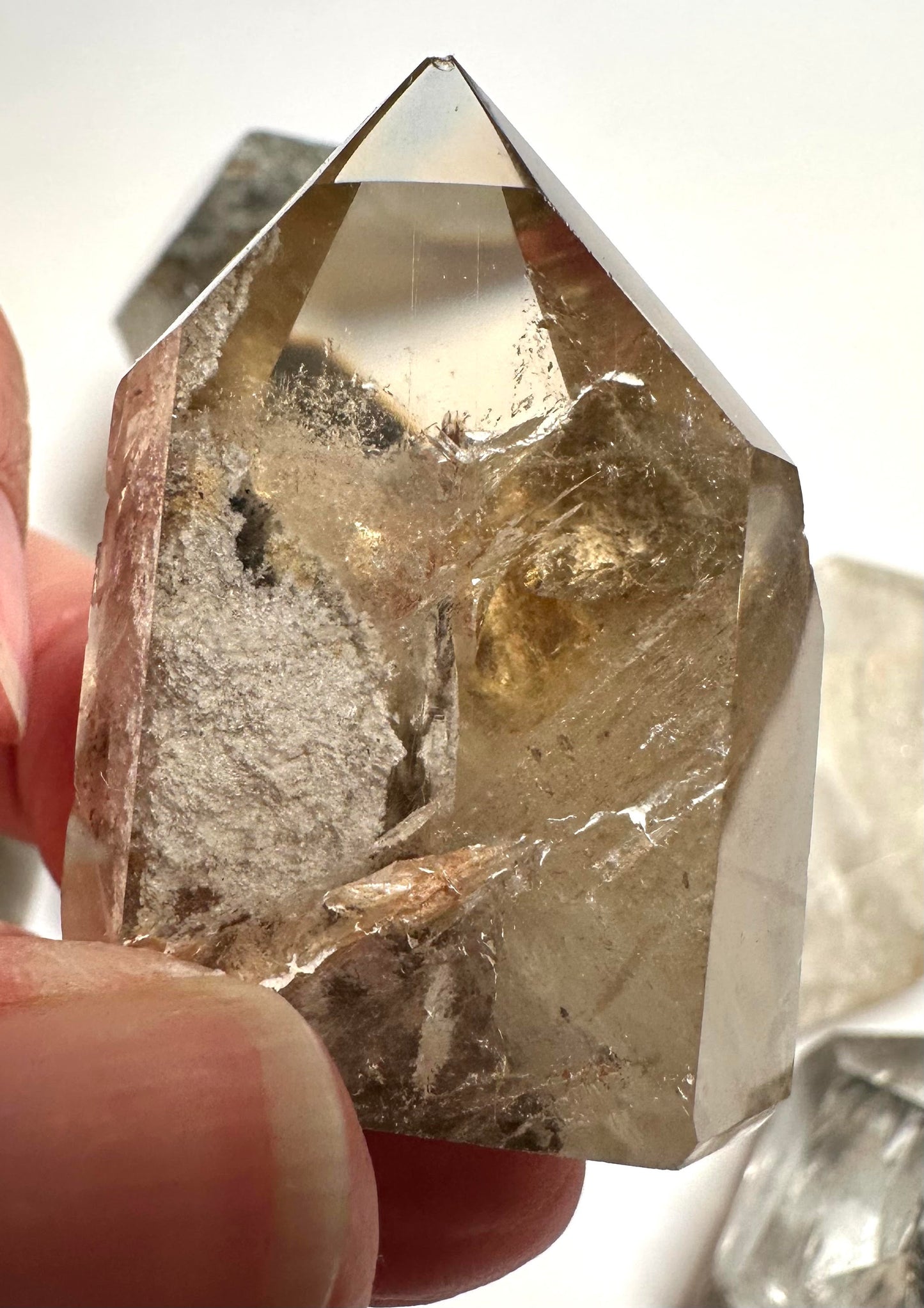 Wholesale Lodolite Quartz Parcel – 544g Natural Garden Quartz (8 Pieces) #Whole01