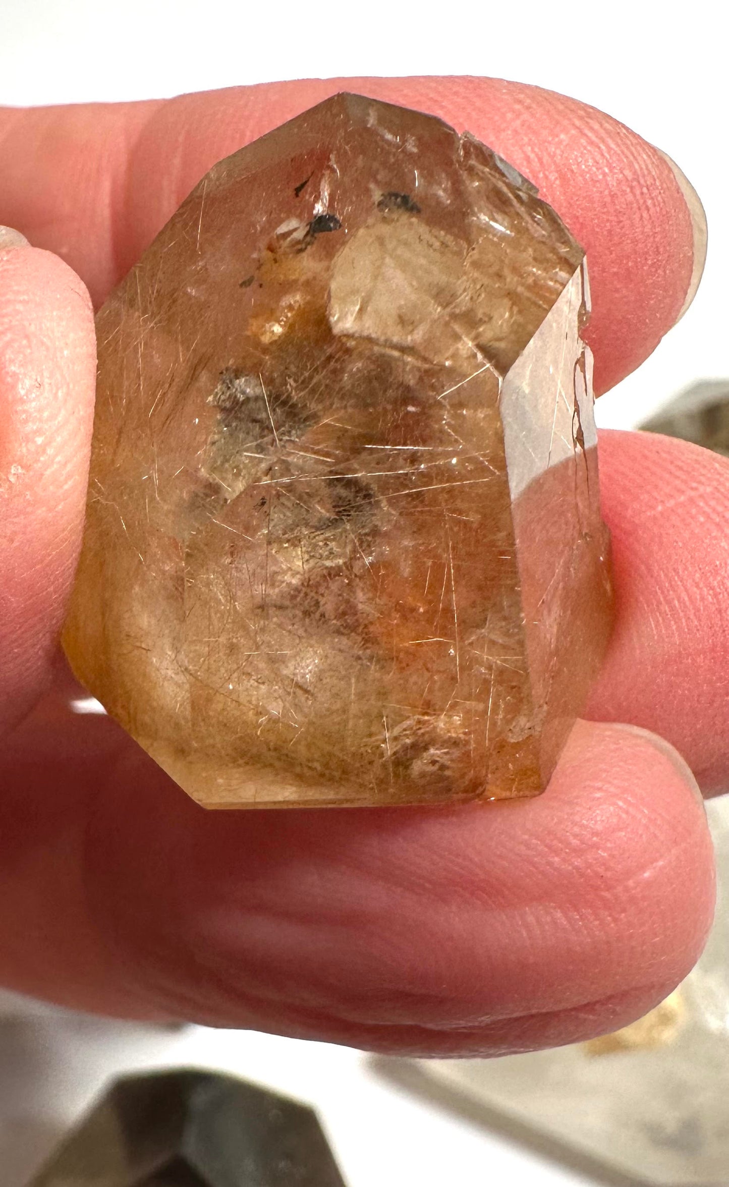 Wholesale Lodolite Quartz Parcel – 544g Natural Garden Quartz (8 Pieces) #Whole01