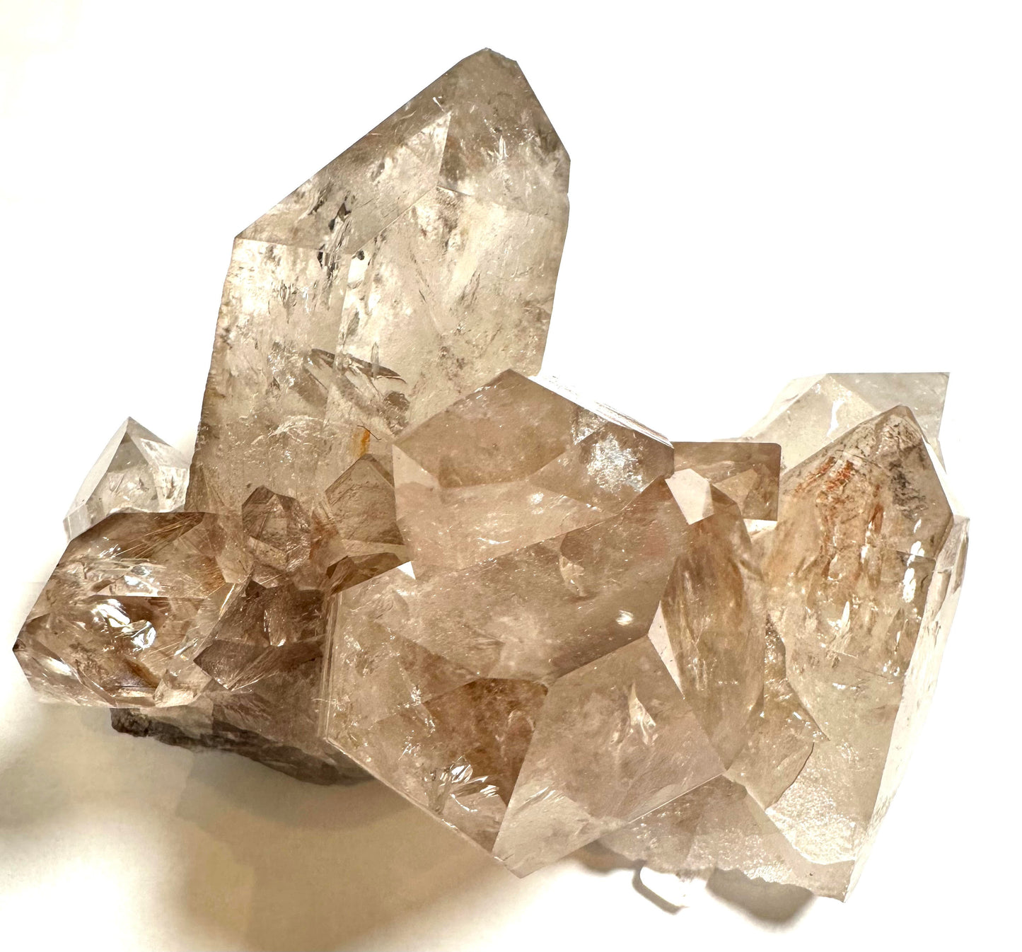 Raw Lodolite Quartz Parcel – 1.53 Kilos (6 Natural Pieces) #Whole02